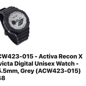 Activa Recon X Invicta Digital Unisex Watch - Black